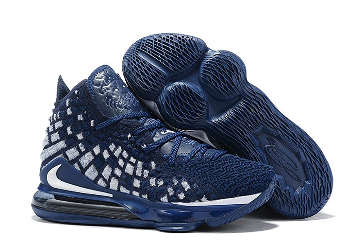Buy Nike Lebron 17 XVII Navy Blue Basketball Sneakers Online
