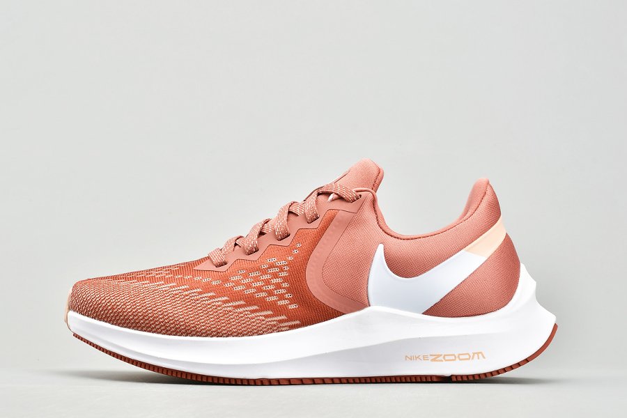 Buy Nike Wmns Zoom Winflo 6 Light Redwood White Running Shoes
