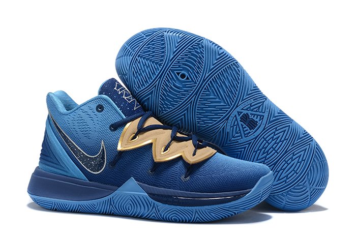 Concepts x Nike Kyrie 5 Orions Belt Ocean Blue Gold For Sale