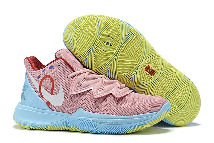 Mens Nike Kyrie 5 PE Pink Blue For Sale