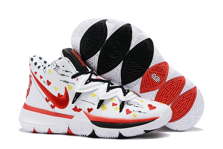 Sneaker Room x Nike Kyrie 5 I Love You Mom White Red On Sale