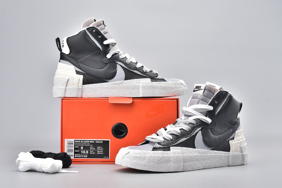 Buy sacai x Nike Blazer Mid Black Wolf Grey BV0072-002