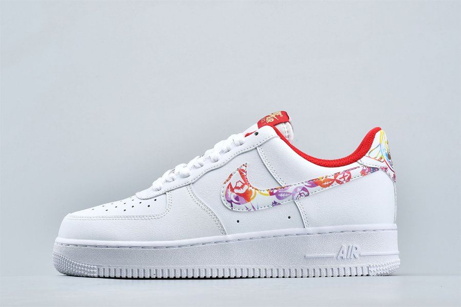 2020 Nike Air Force 1 Low Chinese New Year White Red To Buy