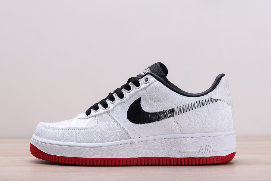 CLOT x Nike Air Force 1 Low Fearless White Black Red Outlet