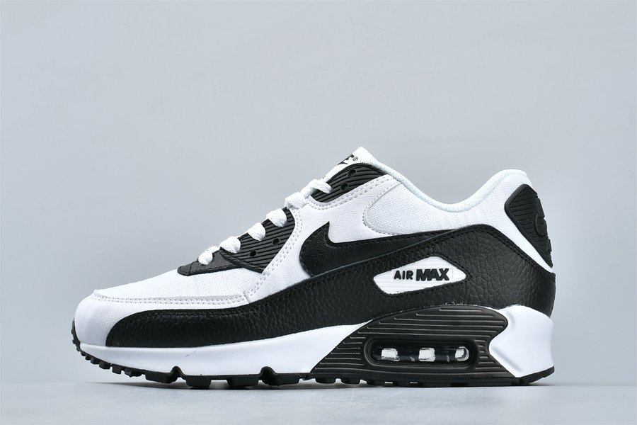 Chaussures Nike Air Max 90 White Black 325213-139 Pas Cher