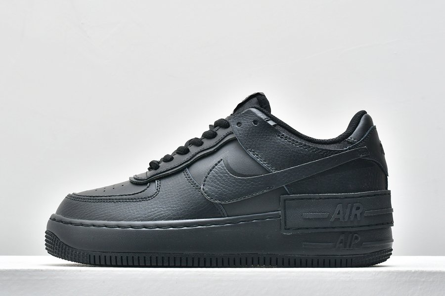 Men and Womens Nike Air Force 1 Black Shadow CI0919-001 For Sale