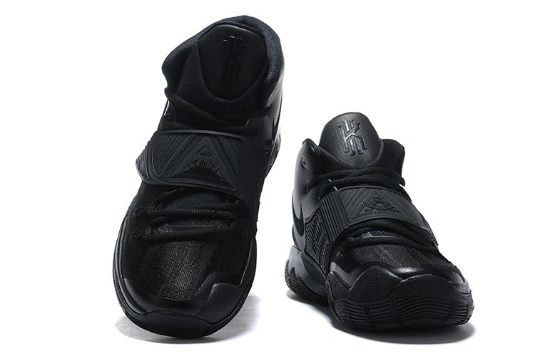 New Nike Kyrie 6 Triple Black Basketball Shoes - FavSole.com