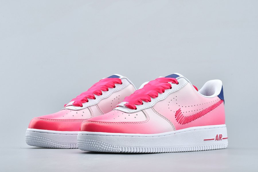 Nike Air Force 1 Low Kay Yow White Pink Foam Regency Purple Vivid Pink -3