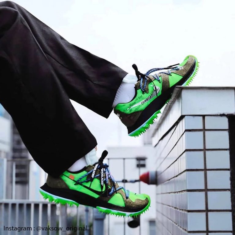 Off-White x Nike Zoom Terra Kiger 5 “Electric Green” CD8179-300 ...