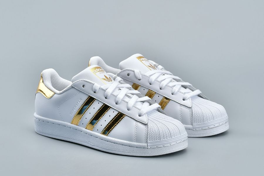 adidas Originals Superstar White Gold Scarpe Economiche - FavSole.com