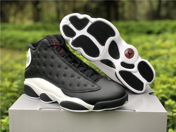 Air Jordan 13 “Reverse He Got Game” Black/White-Gym Red - FavSole.com