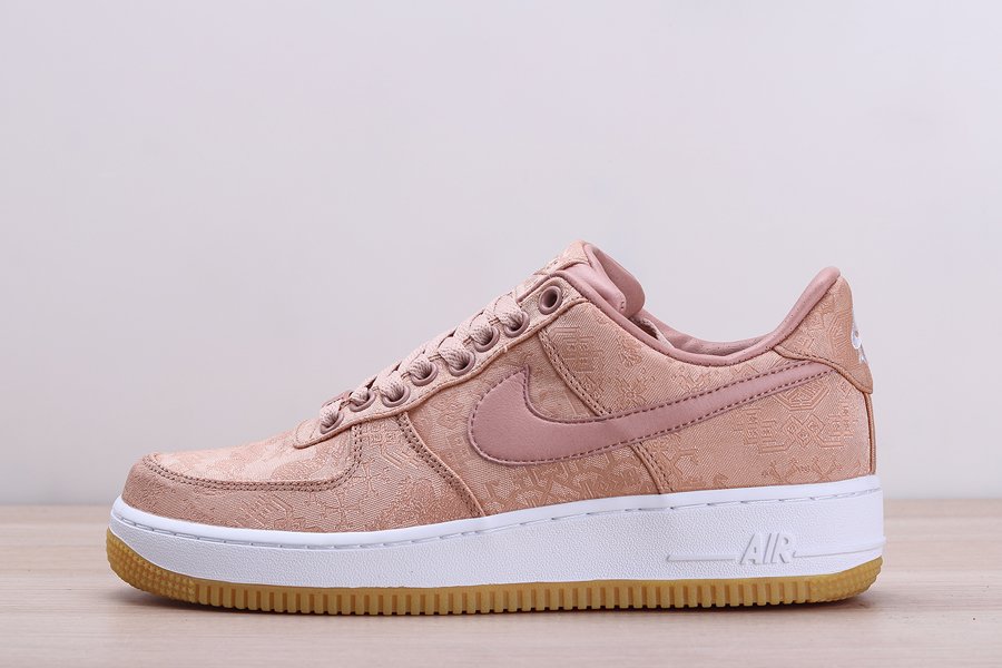 CLOT x Nike Air Force 1 PRM Rose Gold Silk 2020 For Sale