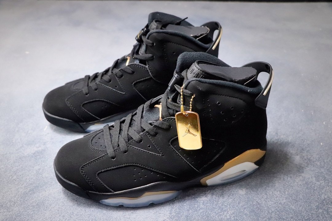 black gold retro 6