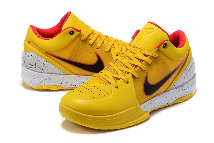 Nike Zoom Kobe 4 Protro Yellow White Black Red - FavSole.com