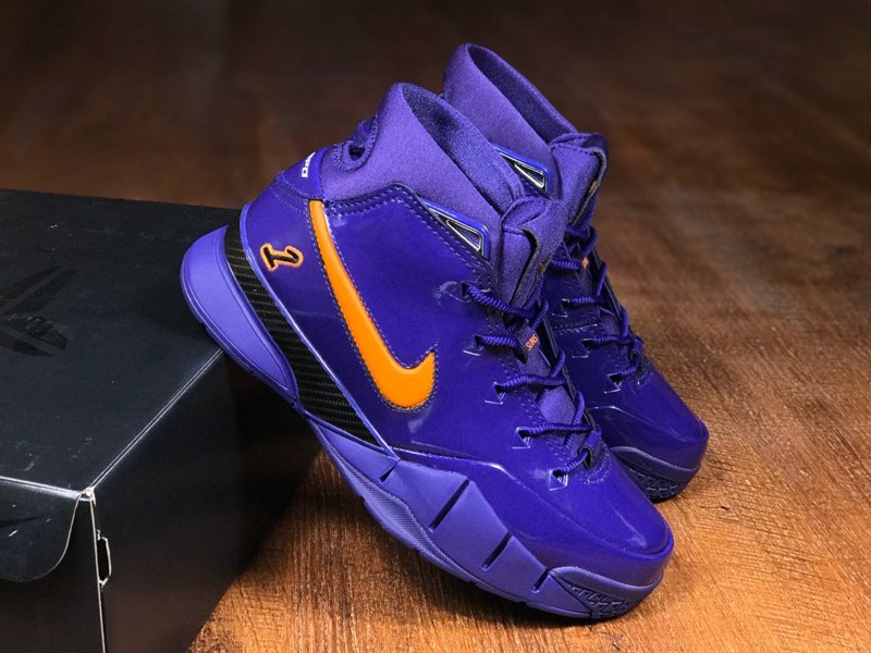 Nike Zoom Kobe 1 Protro Devin Booker PE Purple Orange For Sale