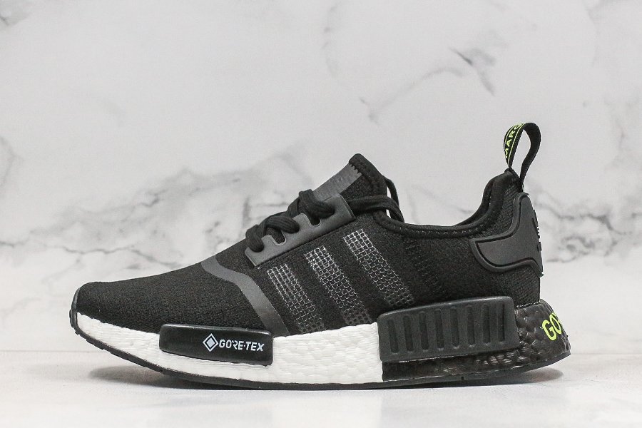 adidas NMD R1 Gore-Tex Core Black Solar Yellow EE6433 For Sale