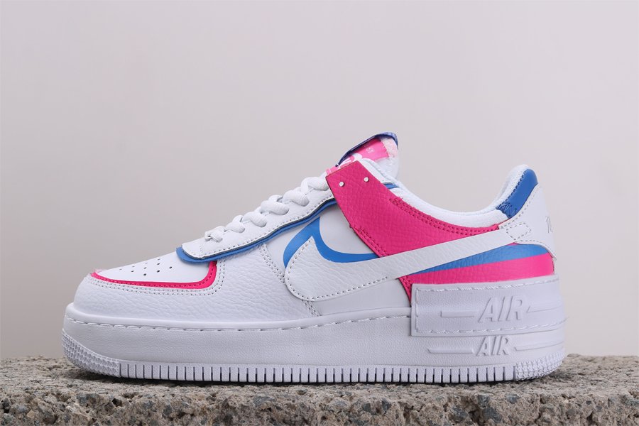 Buy Ladies Nike Air Force 1 Low Shadow Cotton Candy White Pink Blue
