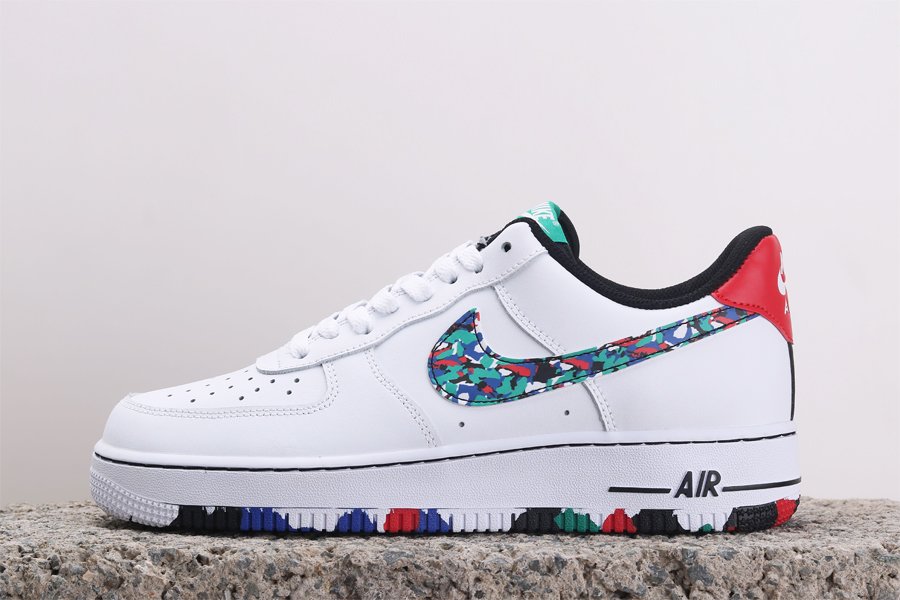 Buy Nike AF1 Low Melted Crayon White Hyper Blue-Neptune Green-Multi
