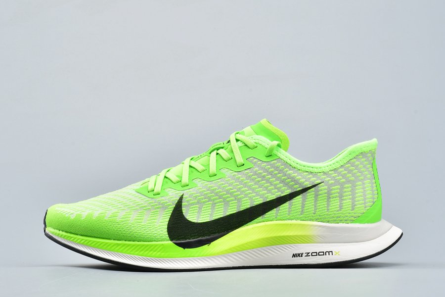 Mens Nike Zoom Pegasus Turbo 2 Electric Green Black Running Shoes For Sale