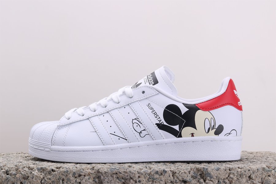 Mickey Mouse x adidas Superstar Footwear White Core Black For Sale