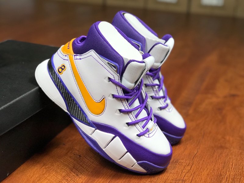 Nike Kobe 1 Protro QS Close Out White Del Sol-Varsity Purple To Buy