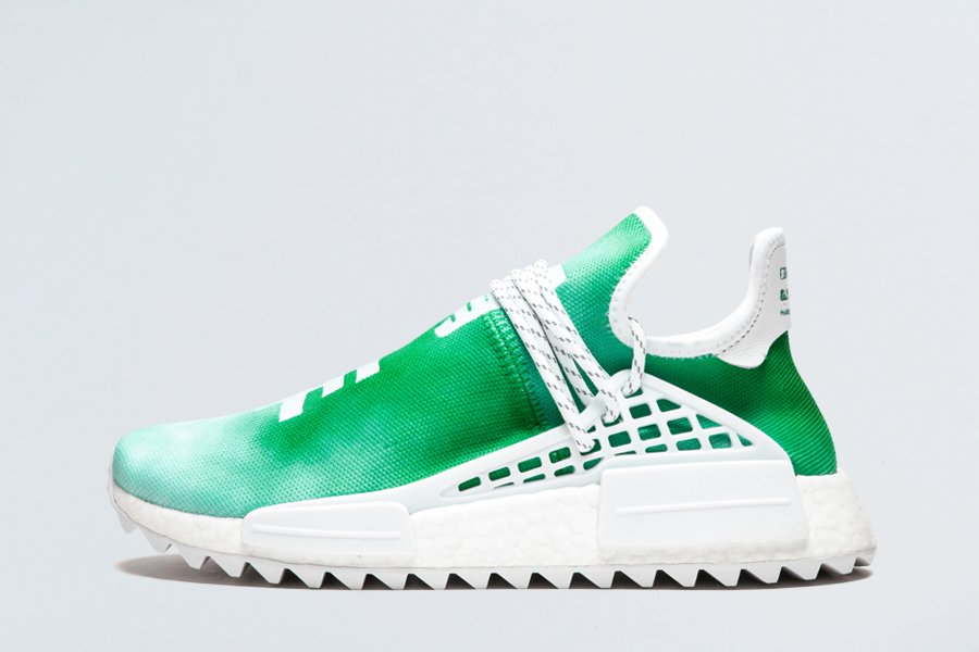 adidas By Pharrell Williams PW HU Holo NMD MC Youth Green F99760 For Sale