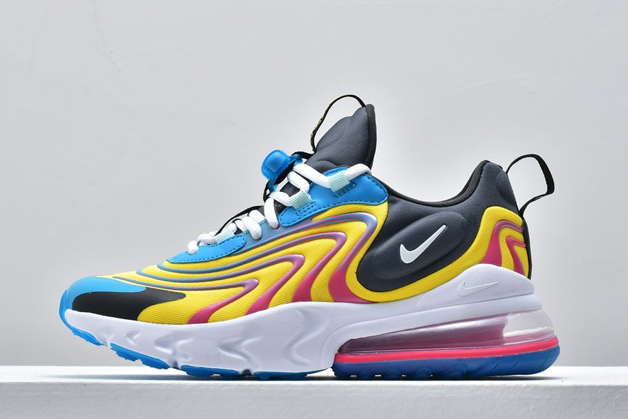 2020 Nike Air Max 270 React ENG Laser Blue CD0113-400 On Sale