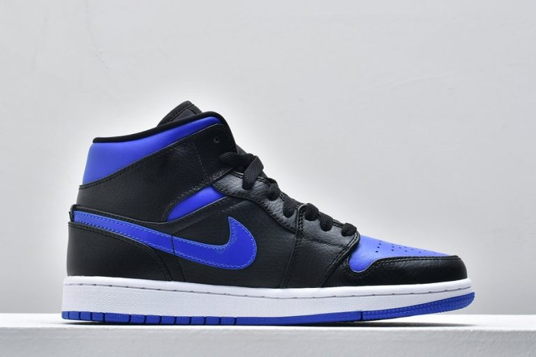 jordan 1 mid royal blue black