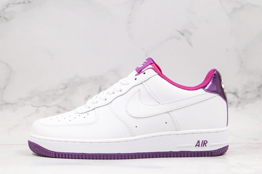 Nike Air Force Low White Voltage Purple CJ1380-100 For Sale