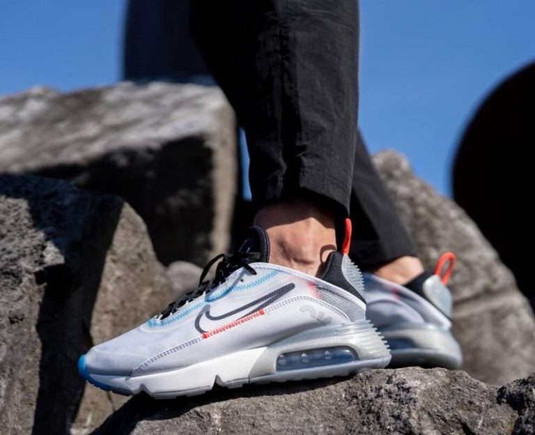 nike air max 2090 white on feet