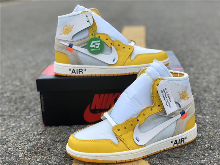 canary yellow off white aj1