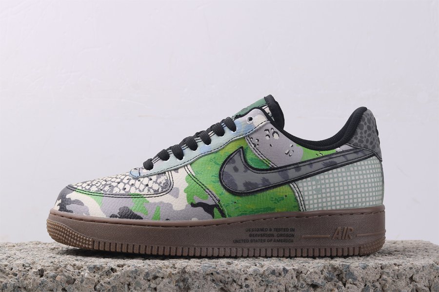 Buy Nike Air Force 1 Low City Of Dreams Green With Snakeskin Print