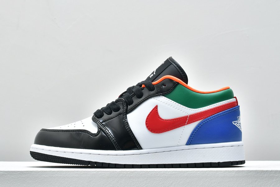 New Air Jordan 1 Low Black White Red Blue Green Outlet