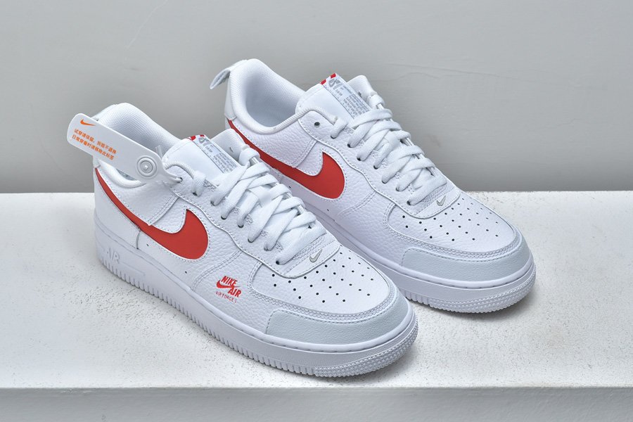 Nike Air Force 1 Low Utility White Red CW7579-101 - FavSole.com