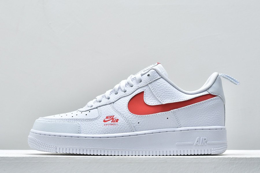 Nike Air Force 1 Low Utility White Red CW7579-101 For Sale