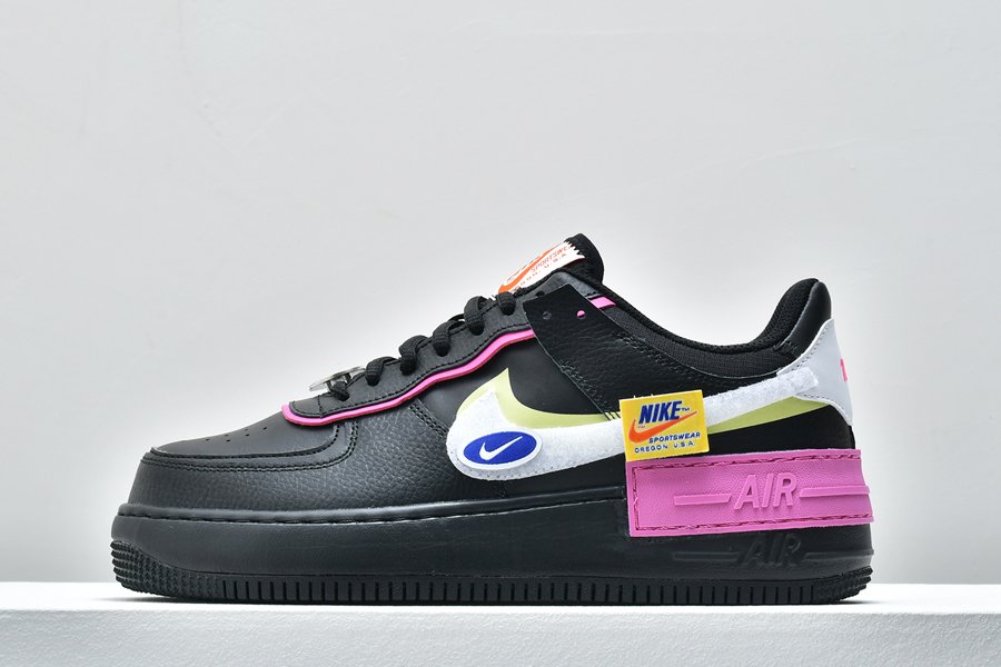 Nike Wmns Air Force 1 Shadow Cosmic Fuchsia Black Pink For Sale