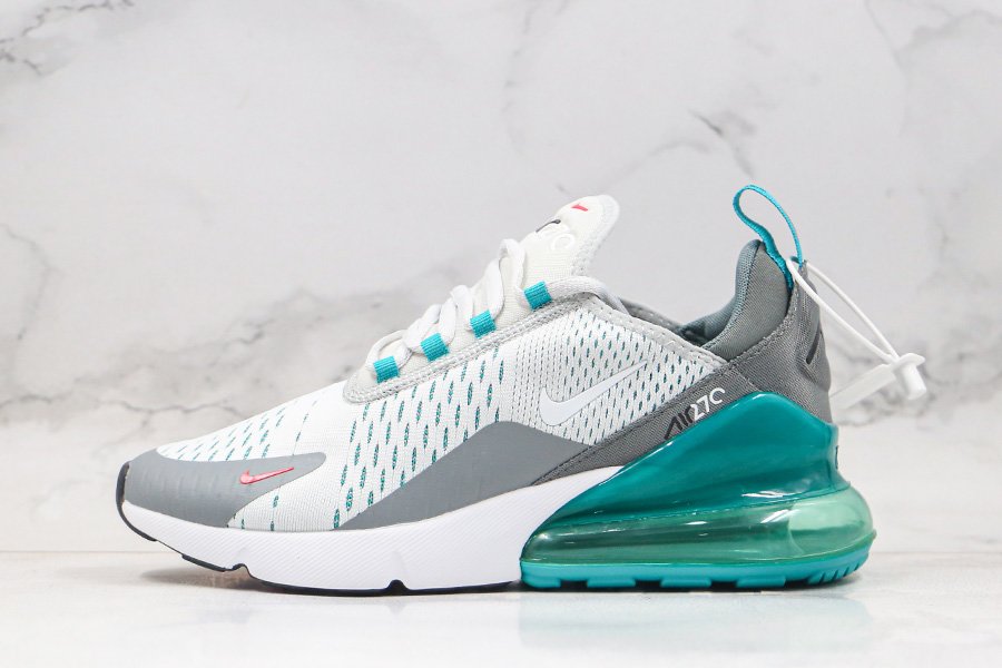 Nike Air Max 270 White Teal Turquoise Grey To Buy