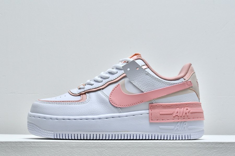 Nike WMNS Air Force 1 Shadow Summit White Pink Quartz-Washed Coral