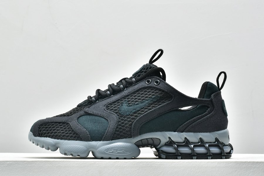 Stussy x Nike Air Zoom Spiridon Cage 2 Black Cool Grey CQ5486-001 To Buy