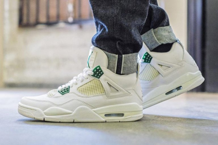jordan 4 retro metallic green