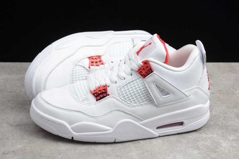 red metallic jordan 4 price