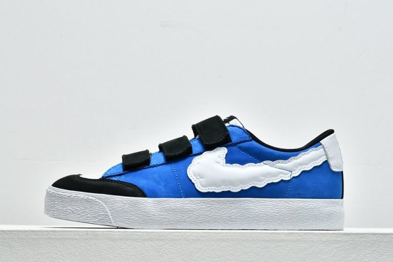 Kevin Bradley x Nike SB Blazer Low “Heaven” White Blue - FavSole.com
