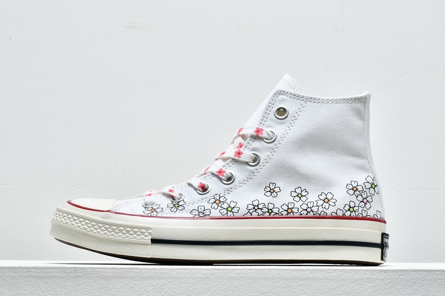 Ladies Converse Chuck Taylor All-Star High Tops Flowers Prints