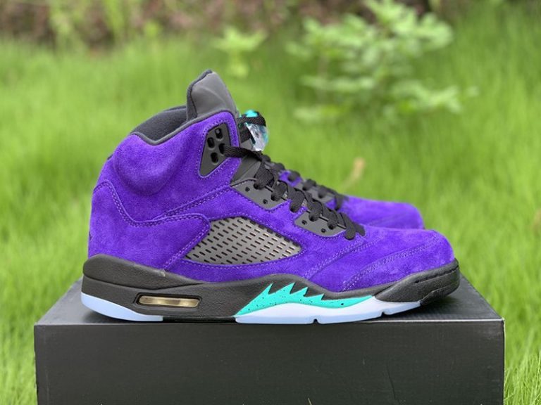 all purple jordan 5