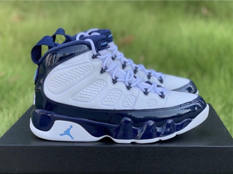 jordan 9 blue and white