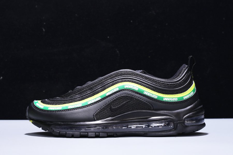 Undefeated x Nike Air Max 97 Black Volt - FavSole.com
