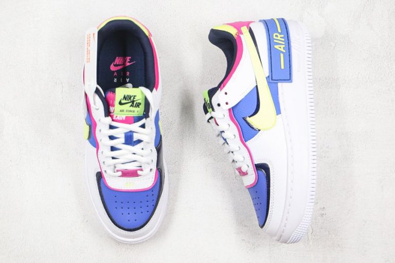 nike air force 1 shadow white sapphire barely volt original