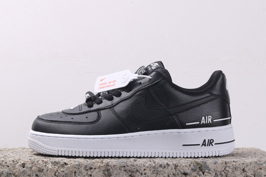 Nike Air Force 1 07 LV8 3 Tape Double Air Black CJ1379-001 For Sale