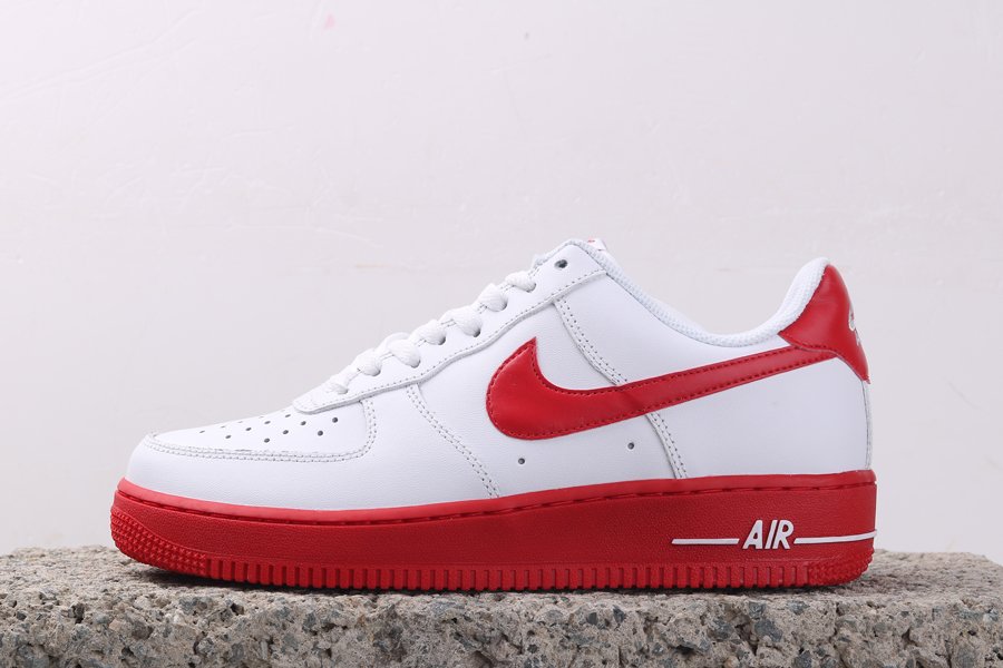 Red-Soled Air Force 1 Lows White University Red CK7663-102 To Buy