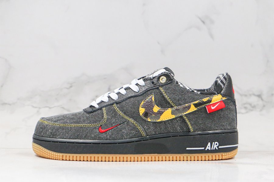 Nike Air Force 1 Low Remix Black Multi-Color For Sale